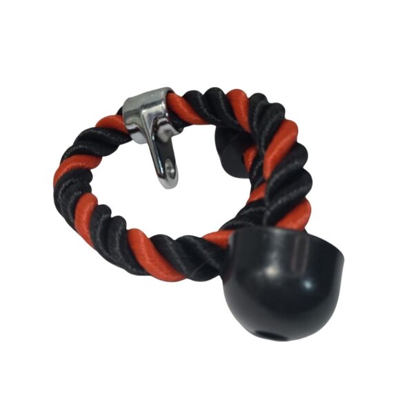 Tricep Rope 27in /2 Colors Fitness Attachment Cable Machine Pulldown Heavy Duty - Picture 9 of 10